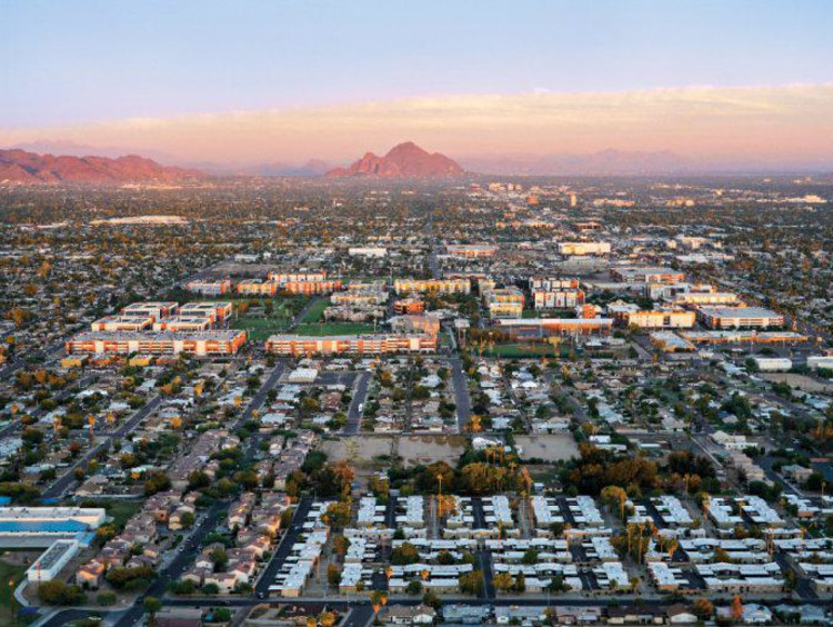 GCU's campus from above
