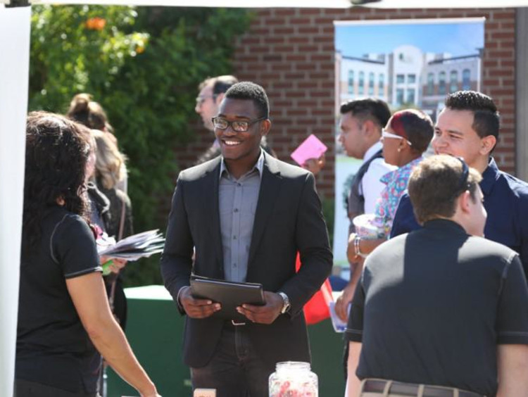 students during career week