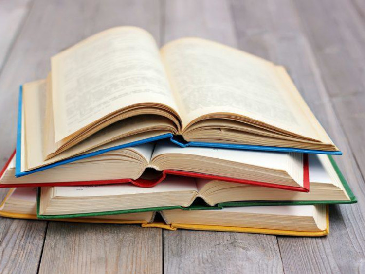 a pile of books