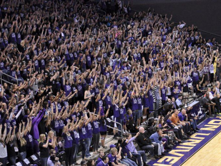 GCU band section at a basketball game
