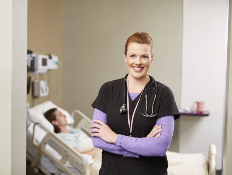 nurse and patient