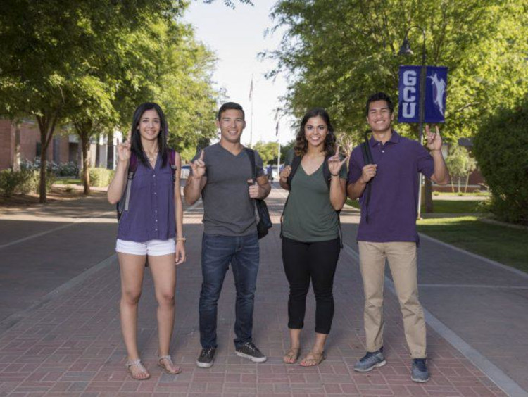Group of GCU students