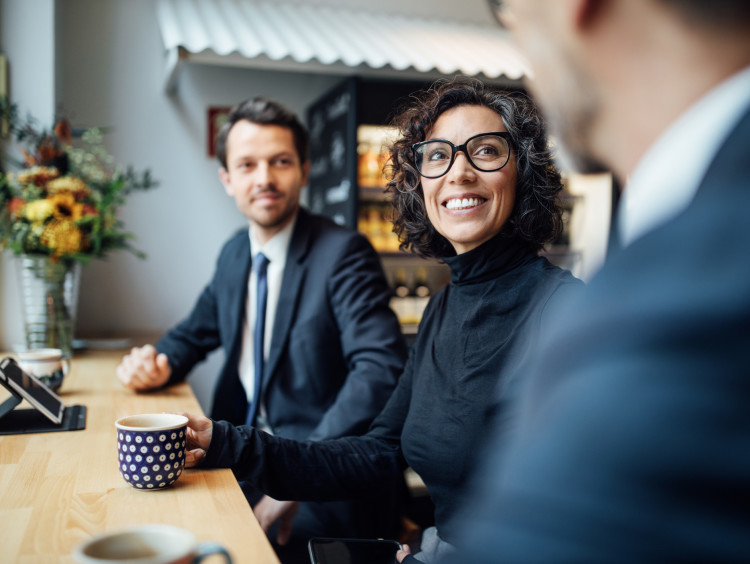 Meeting in Coffee Shop