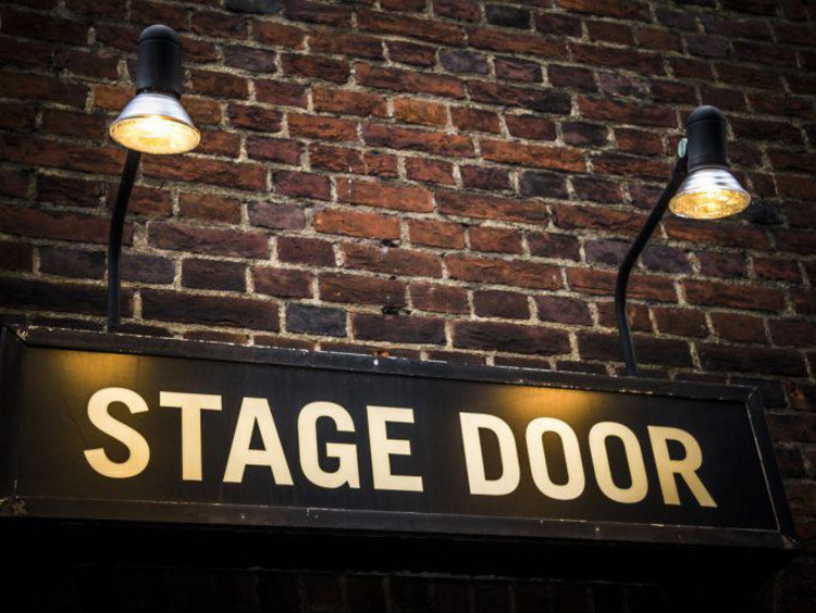 Theatre stage door