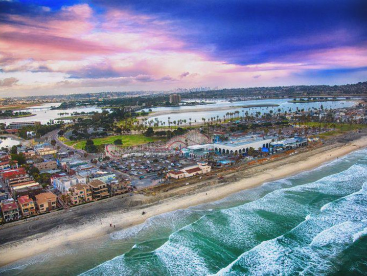 San Diego from above