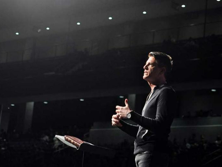 Man preaching the word of God