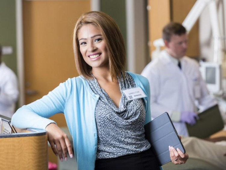healthcare admin at the hospital