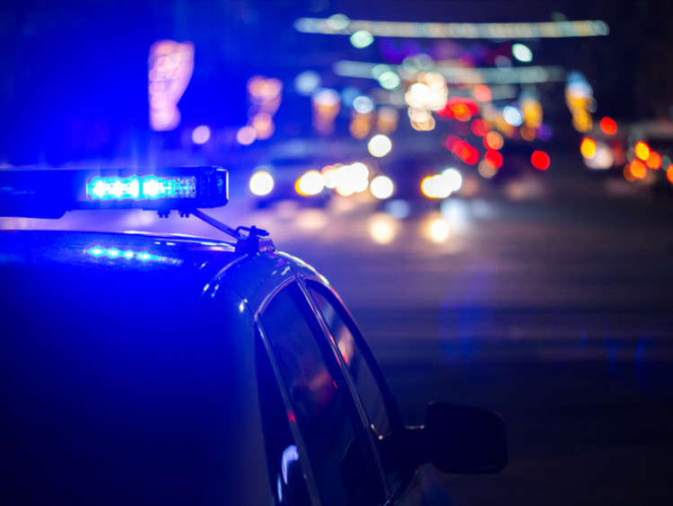 First responder vehicles arriving to emergency