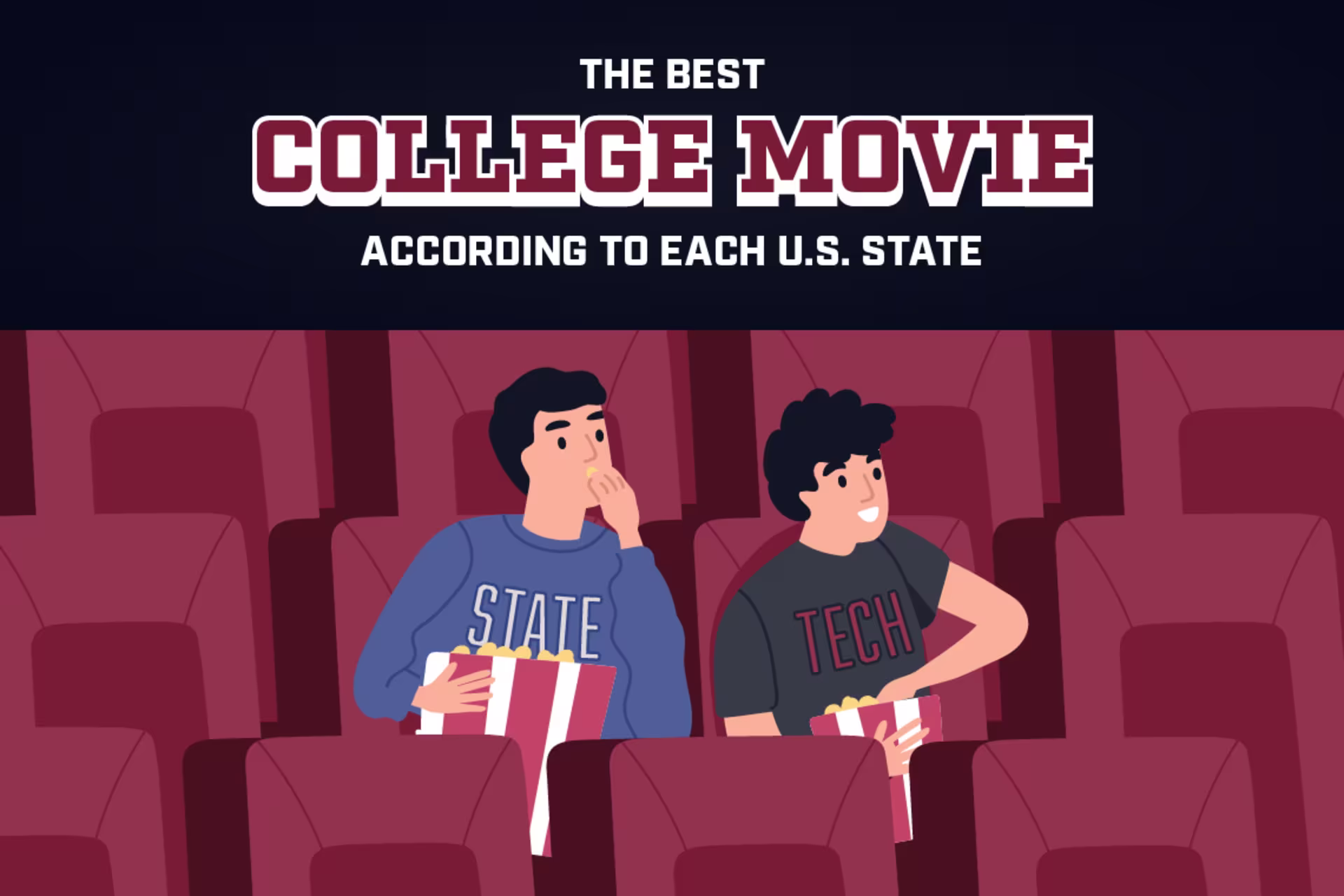 College students watching college movies