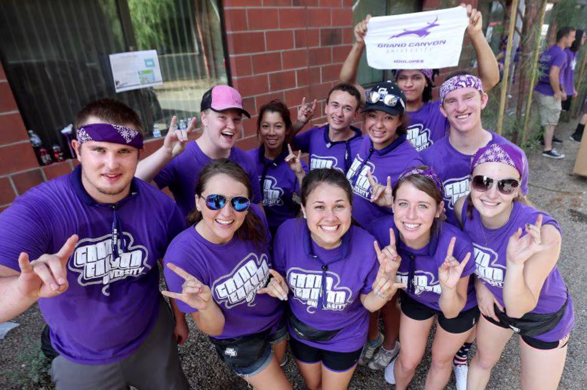 group of GCU students