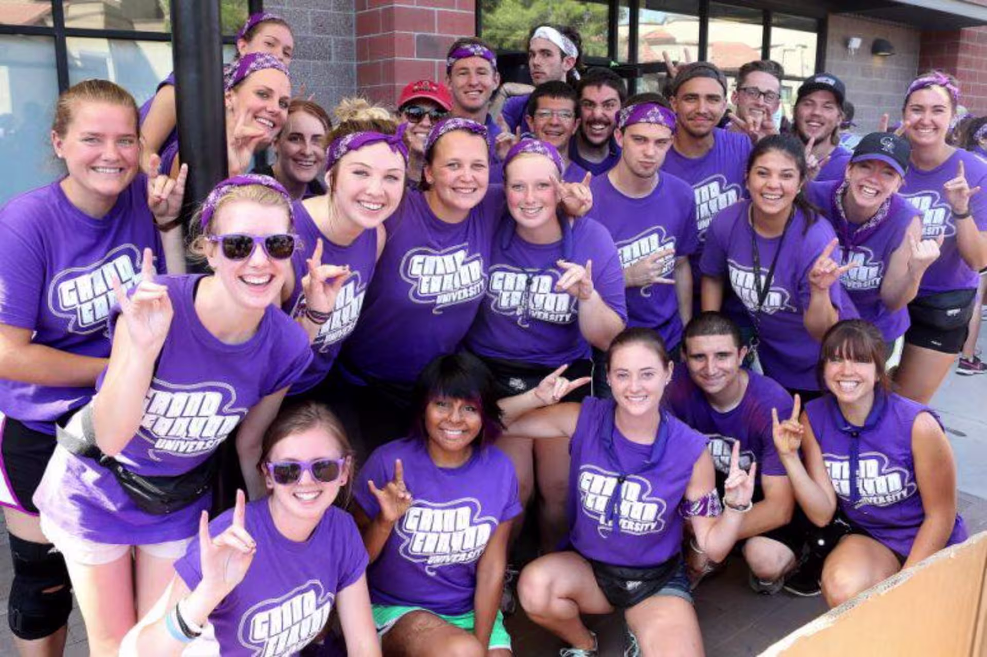 group of GCU students