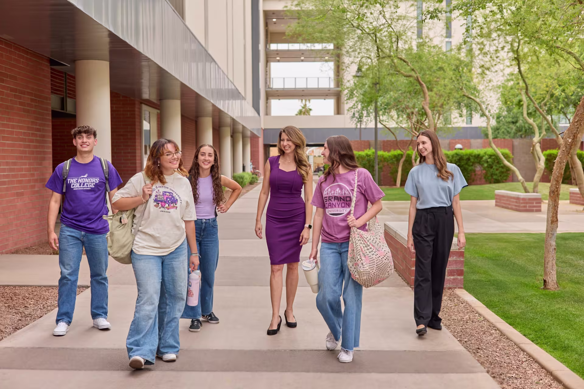People walking in the engineering courtyard