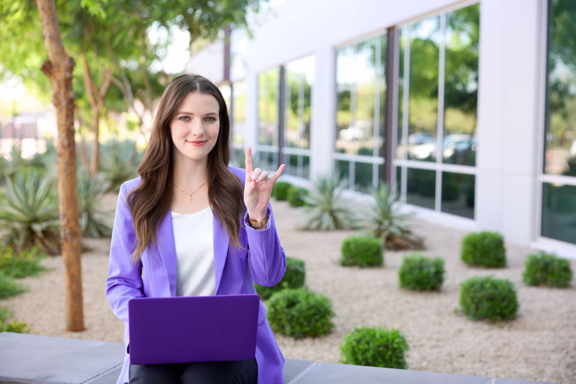 An online data science graduate student participates in flexible remote learning with a laptop.