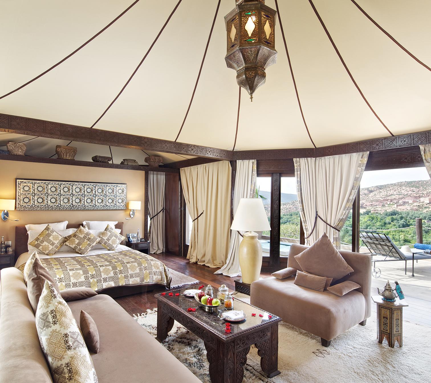 Berber Tent with private hot tub