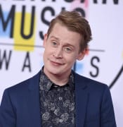 Macaulay Culkin arrives at the American Music Awards on Tuesday, Oct. 9, 2018, at the Microsoft Theater in Los Angeles. (Photo by Jordan Strauss/Invision/AP)