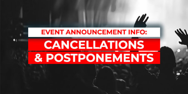 Event Cancellations And Postponements Launceston Community Lafm