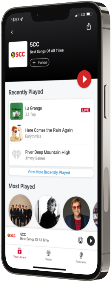 Listen to 5CC on iHeart