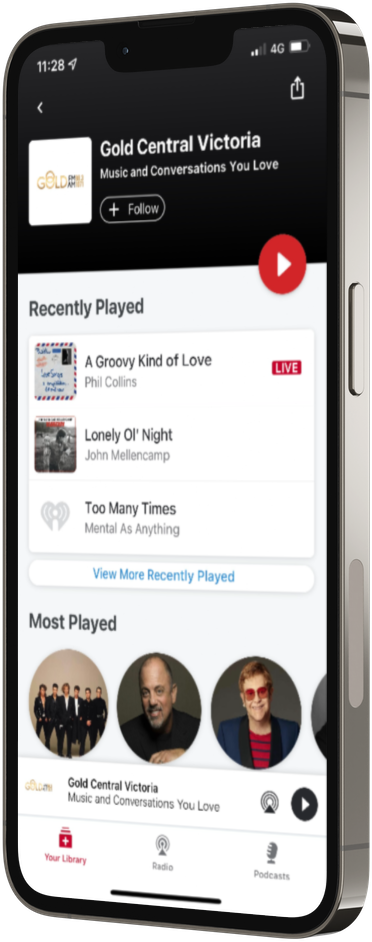 Listen to Gold Central Victoria on iHeart