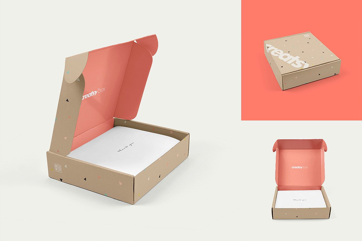 Download Mockup caja cartón v8 psd | Recursos Hacktivismo