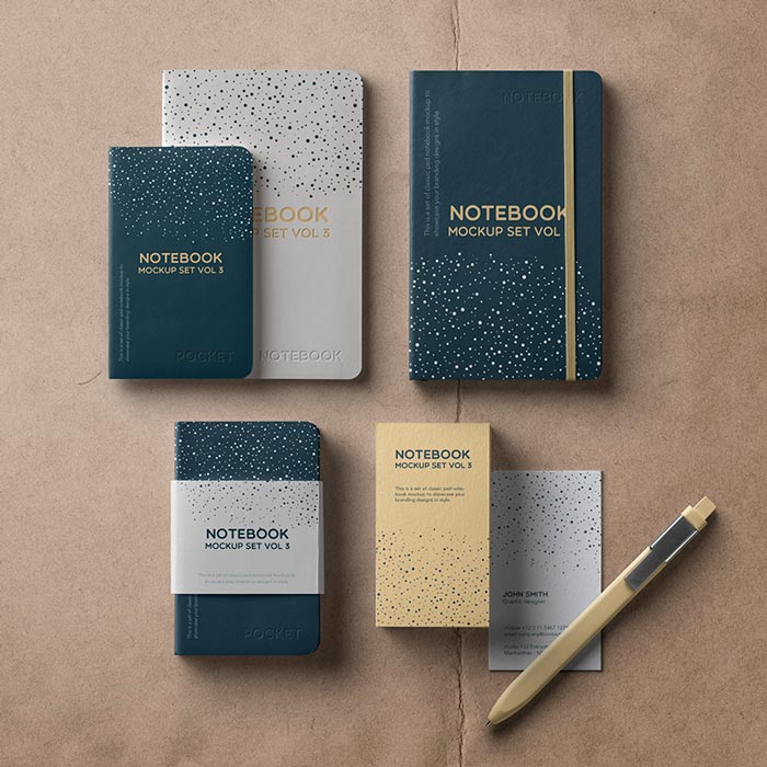 Download Mockup Cuaderno PSD v3 | Recursos Hacktivismo