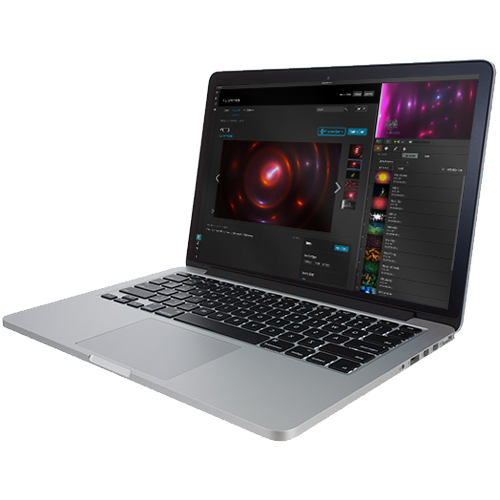 Synesthesia on a laptop