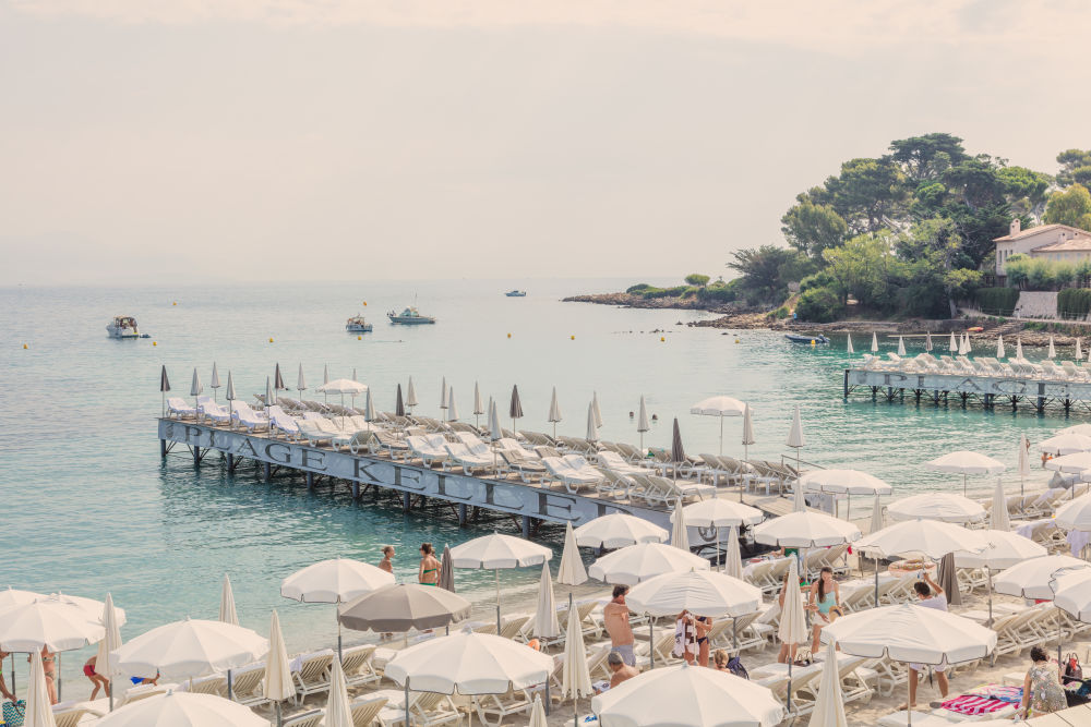 Plage Keller Antibes Gray Malin Fine Art Photography