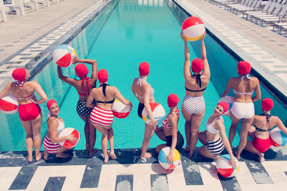 Summertime Swimmers Gray Malin Fine Art Photography Synchronized swimming, also known as pattern swimming or water ballet, is an olympic sport that mixes swimming with ballet and gymnastics, and. summertime swimmers gray malin fine
