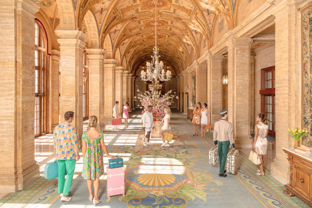 Get Wallpaper The Lobby At The Breakers Palm Beach Gray Malin Fine Art Photography Desktop Wallpaper Free