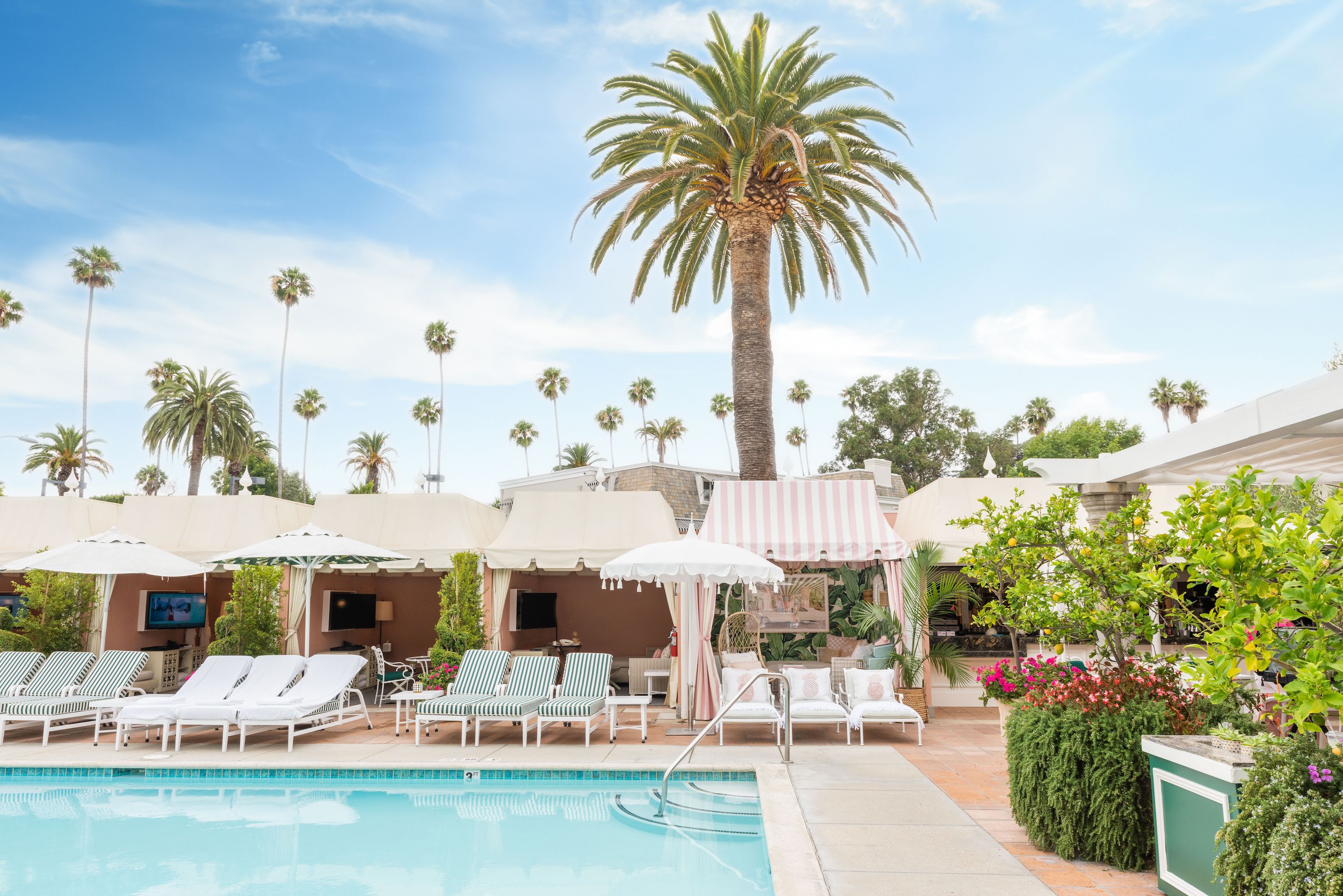 The Gray Malin Cabana at The Beverly Hills Hotel