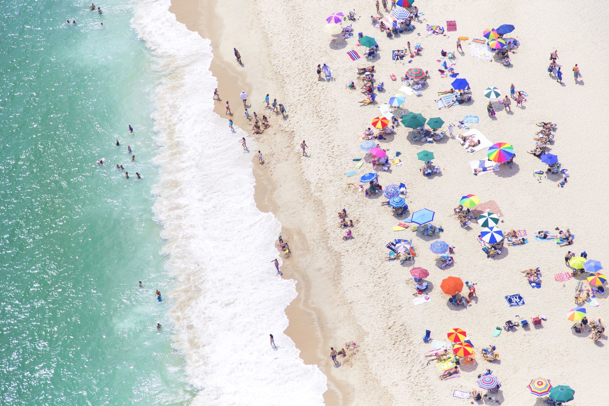 Aerial beach