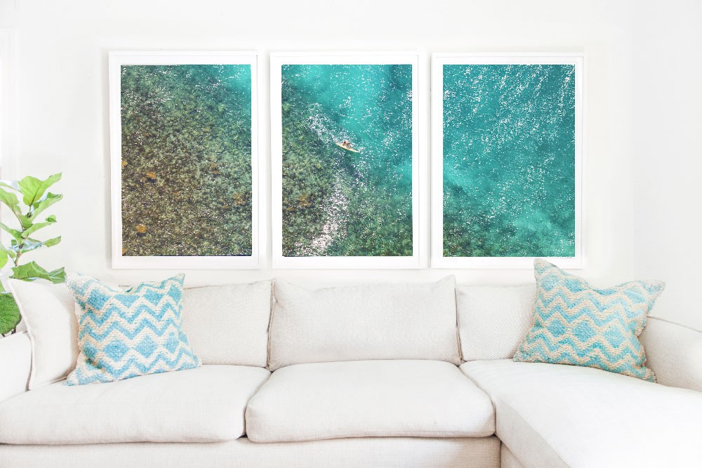 St. Barth Surfer Triptych