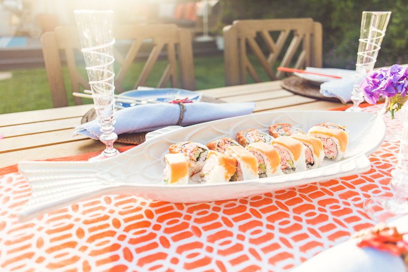 The perfect Backyard Dinner Party platter from Juliska