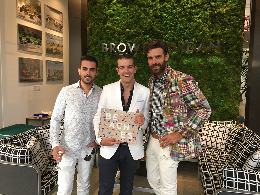 Gray Malin at Brown Jordan in Miami for Book Signing