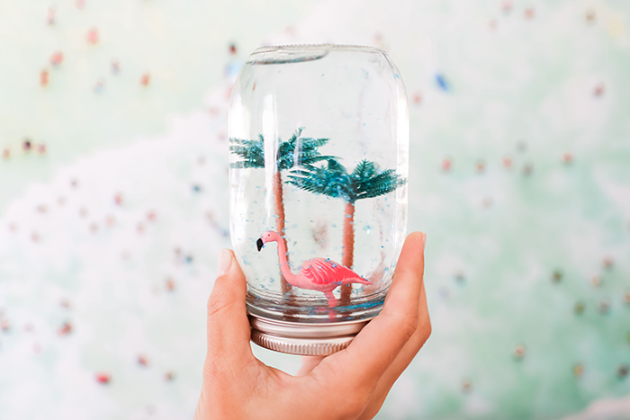 DIY summer snow globes via Gray Malin