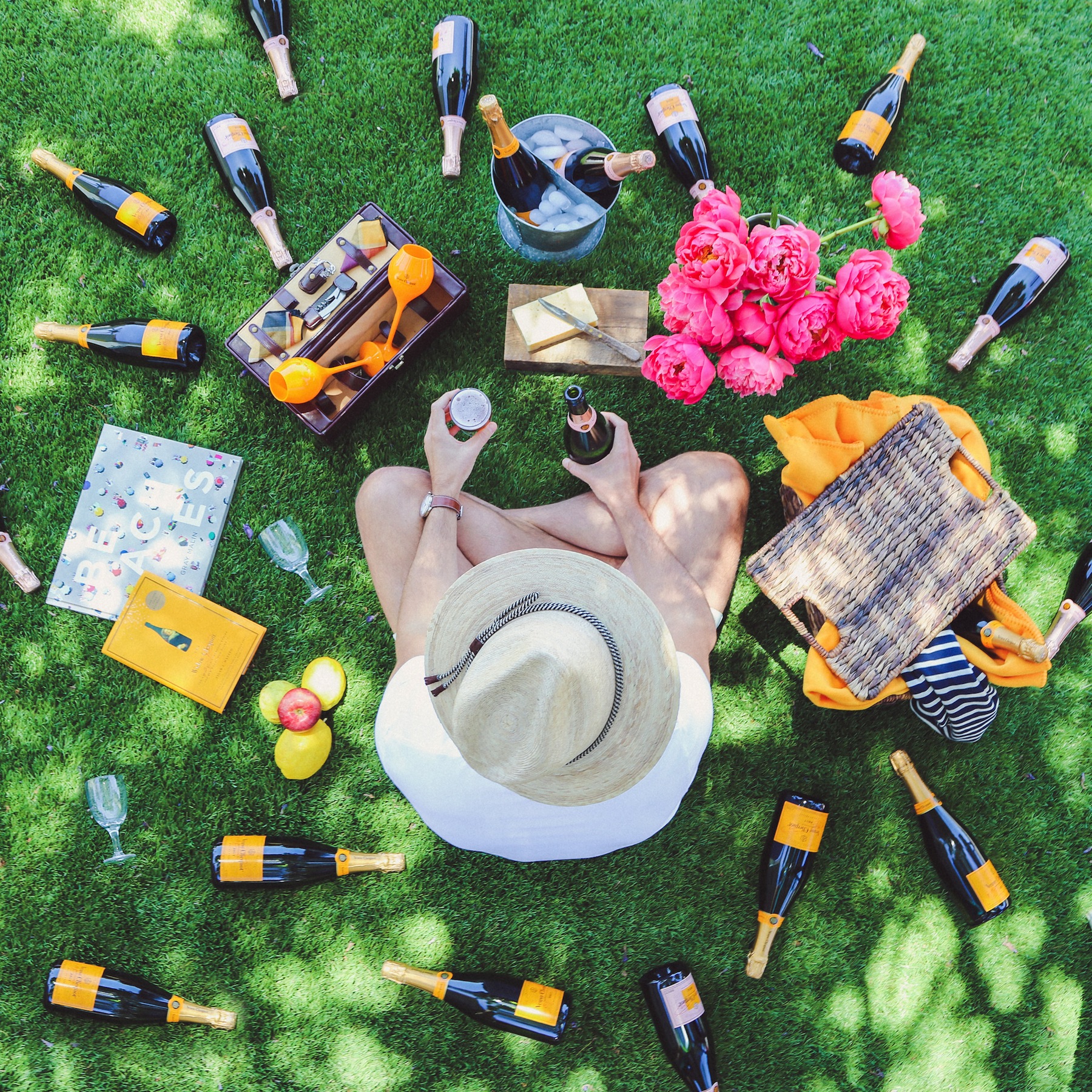 Gray Malin with Veuve Clicquot Picnic