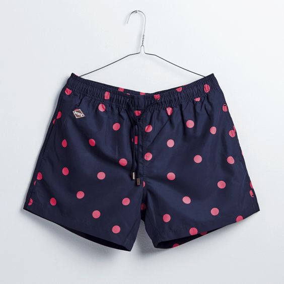 Nikben dot shorts inspired by 'Summertime Swimmers' on GrayMalin.com