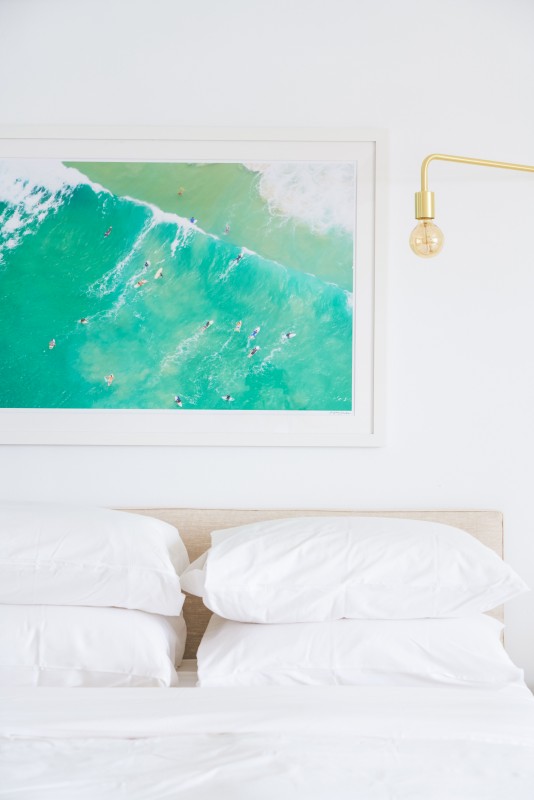 Gray Malin's artwork exclusively in Surf Lodge rooms