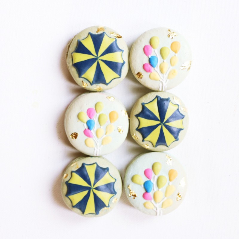 Get the recipe for these gorgeous Parker inspired macarons