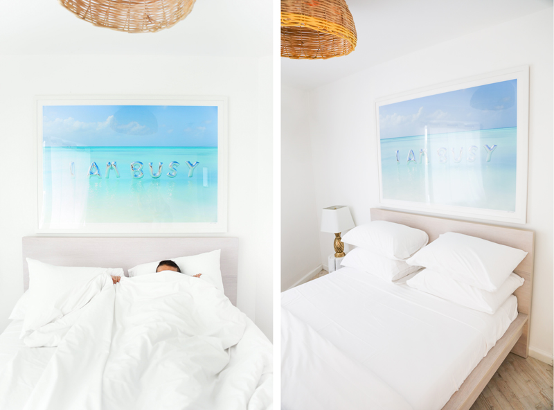 Gray Malin artwork in the Surf Lodge suite