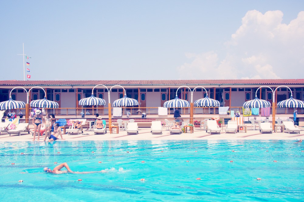 Viareggio Pool, print by Gray Malin