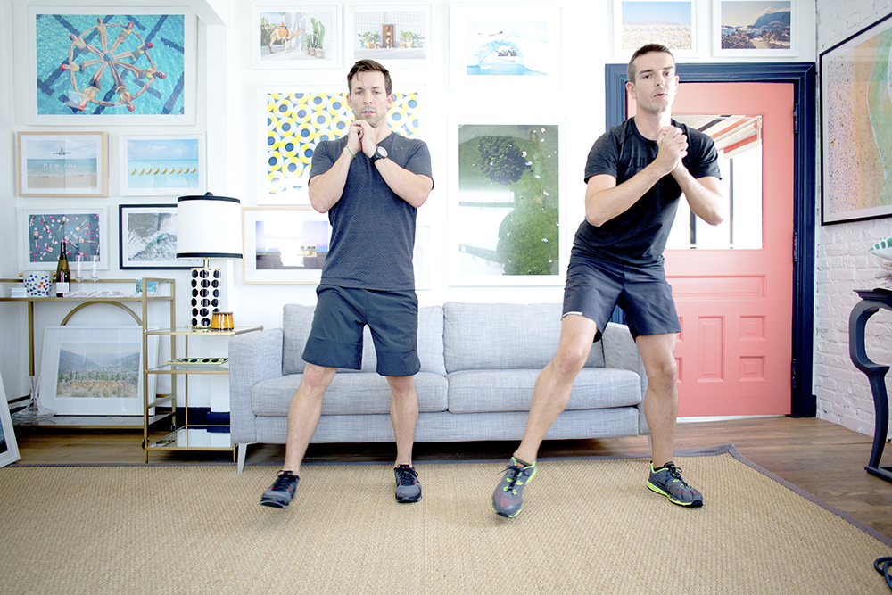 Hotel Room Workout: Lateral Squats