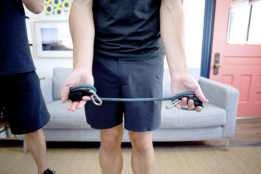 Hotel Room Workout: Tricep Extension