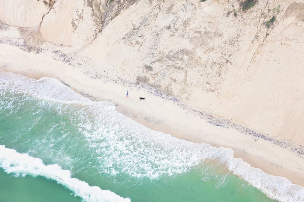 Gray Malin's Black Lab, Martha's-Vineyard - Martha's Vineyard Beach Aerial