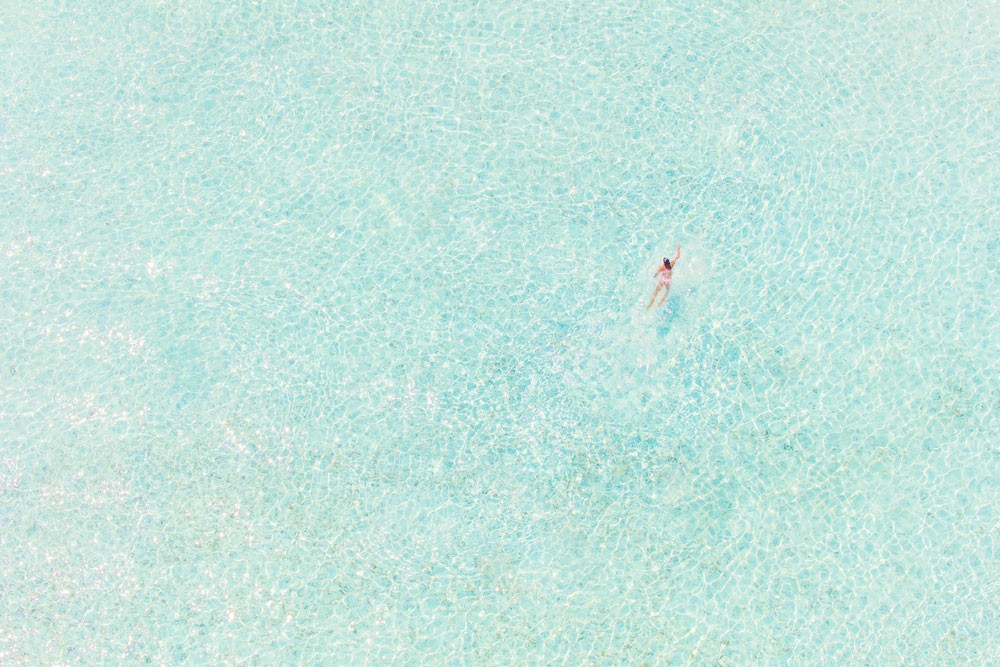 Girl in Pink, Bora Bora print by Gray Malin