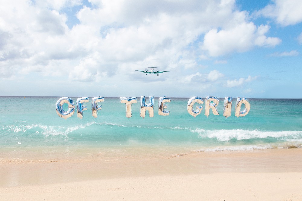 Off the Grid, print by Gray Malin