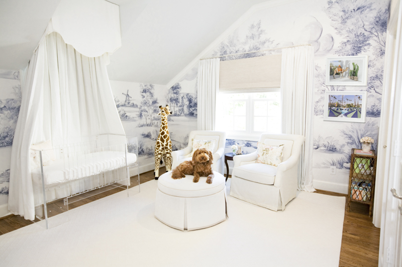 gray nursery decor