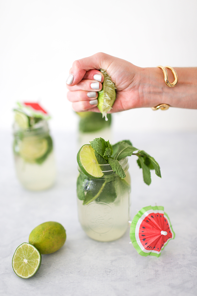 Squeezing the last moments out of summer with this low-cal coconut mojito recipe