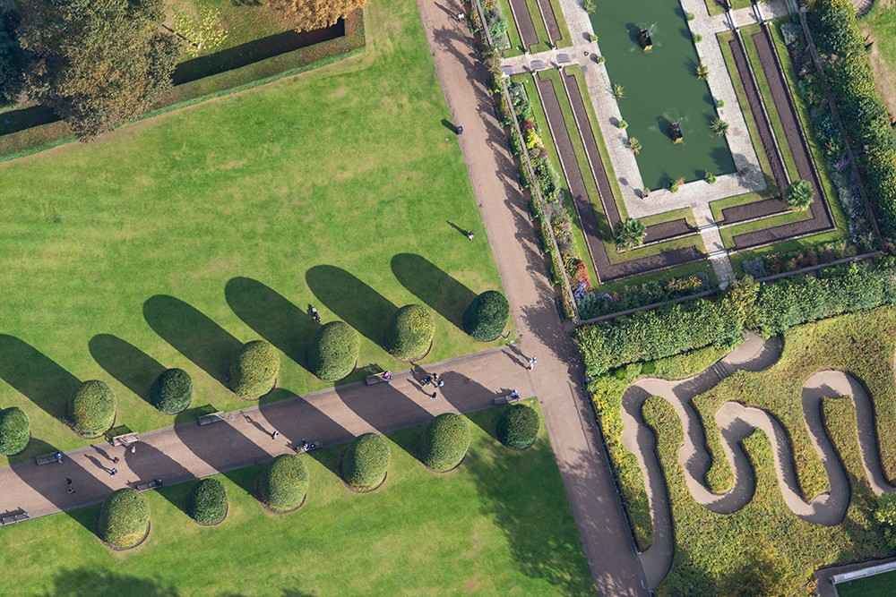 Kensington Palace Gardens - Gray Malin Aerial Park series