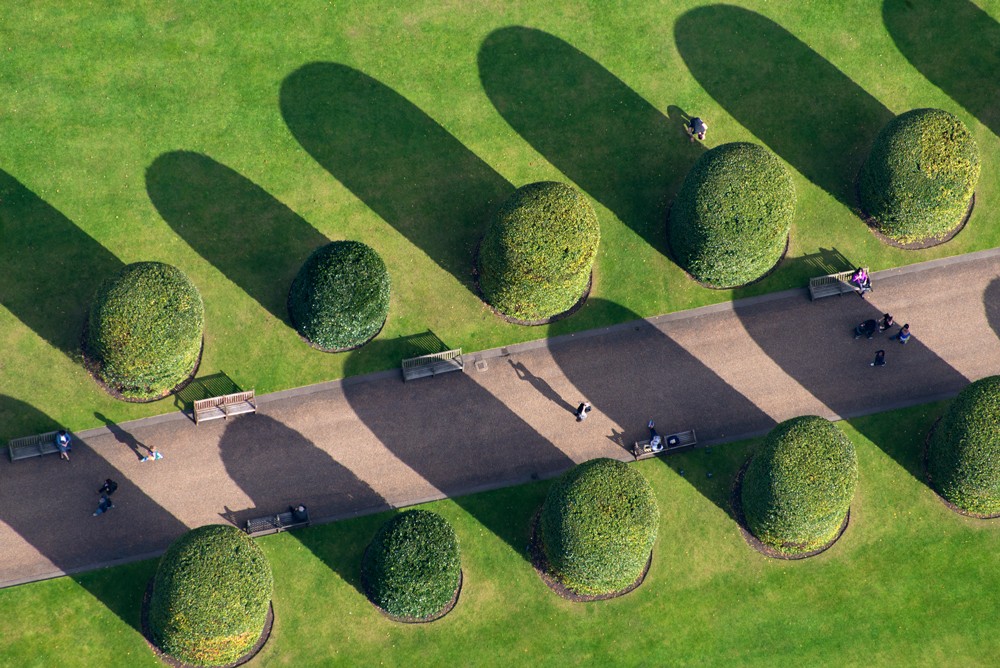 Kensington Palace Hedges - Gray Malin Aerial Park series