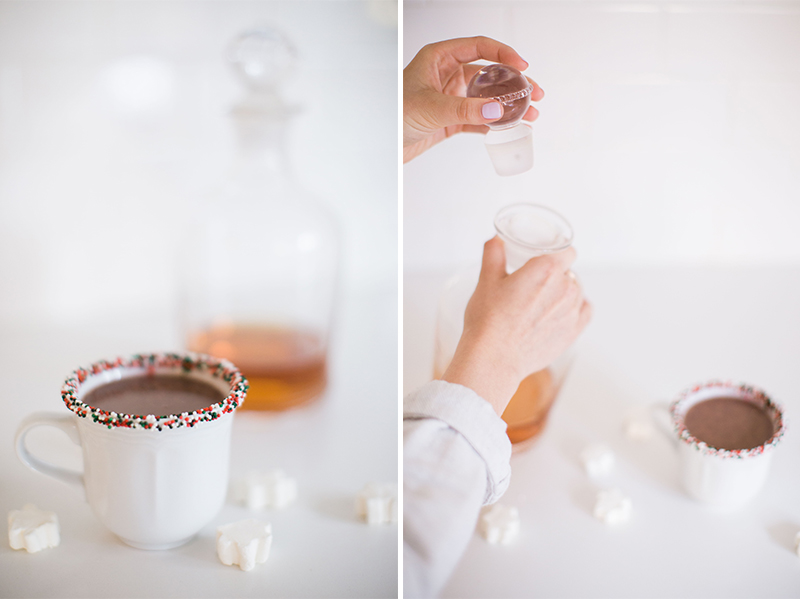 The prettiest (and most delicious) spiked hot chocolate for winter